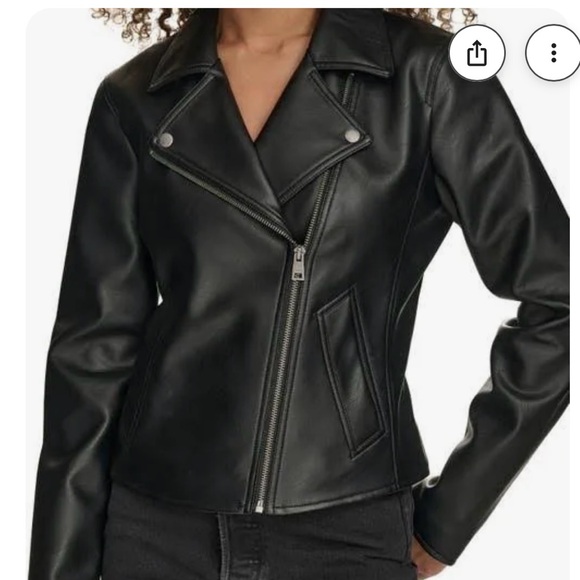 Levi's Jackets & Blazers - Levi's Women's Sleek Black FauxLeather Moto Jacket